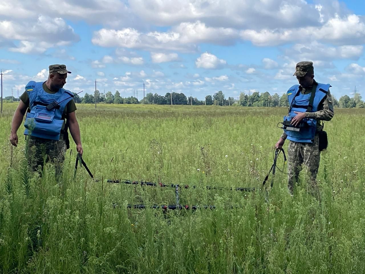 A team of inspectors from the Mine Action Center conducted a thorough inspection of demined areas in the Chernihiv region